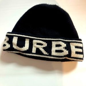 Burberry logo beanie